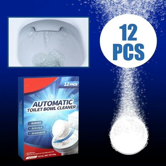 Other Cleaning Supplies Toilet Bowl Cleaner Tablets for Descaling Decontamination and Deodorization – Effervescent Toilet Cleaning Tabs 2 Boxes 2PCS