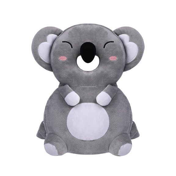 Product Category Pillow & Cover - Baby Head Protector Adjustable Backpack for Toddlers - Cartoon Koala Theme Protective Head Pad for Walking and Crawling Soft Polyester and