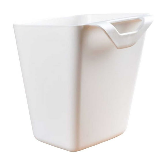 Product Rack 2 | 2 Pcs Hanging Cup Holder Multipurpose Rolling Cart Accessories Hanging Pen Holders Storage Containers Hanging Buckets For Home Kitchen 2PCS, 13x12x9cm, White