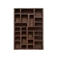 thumbnail image 1 of Product Category Rack Storage Miniature Trinket Shelf & Wooden Jewelry Display Tray for Rings and Earrings – Smooth Wood Rock Tray Home Functional Display & Organization Solution, 1 of 3