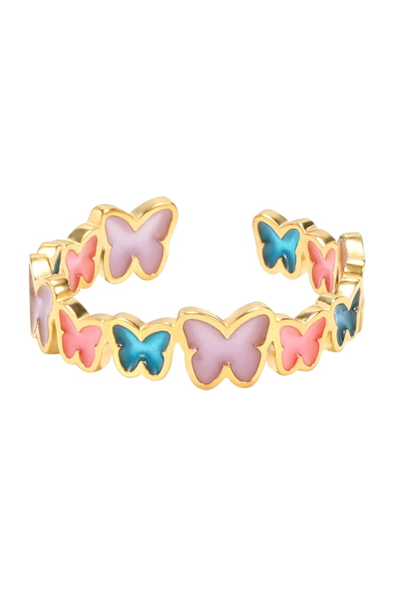 Product Category Rings – Luminous Colorful Light Emission Adjustable Ring for Nighttime Glow and Eye-Catching Style, Color A