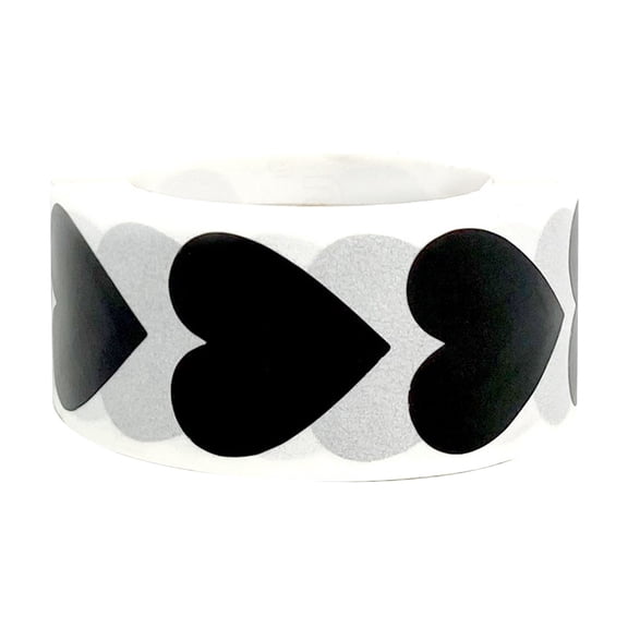 Product Category Stickers Blank Heart Self- Roll for Heart Shaped Labels and