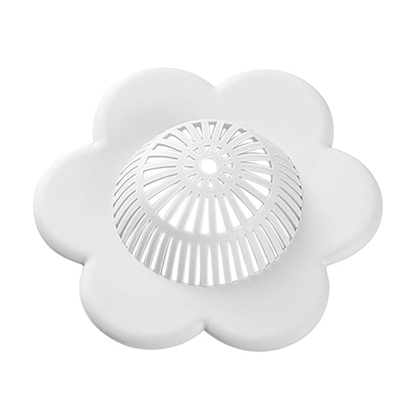 Product Category Strainers – Suction Cup for Floor Bath Hair Food Debris and Debris Floor Cover, 5.12 in, White