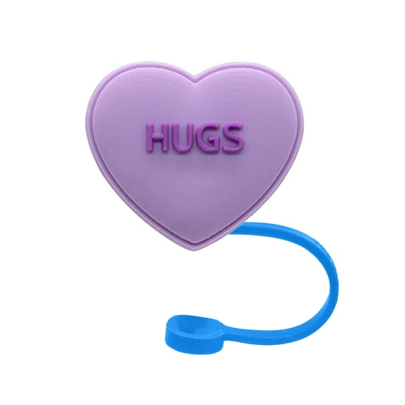 Product Category Straw Cap for Straw Silicone Cute Cartoon Decoration - Valentine’s Day Edition for Straw Accessories