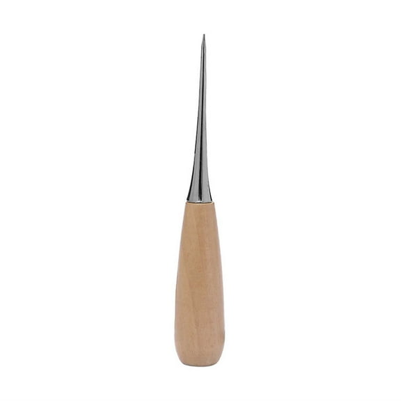 Product Category Tool Bag 2 | Wood Tone Punch Tool Awl 1 Hole Positioner for Precise Marking and Alignment in Workbench Storage
