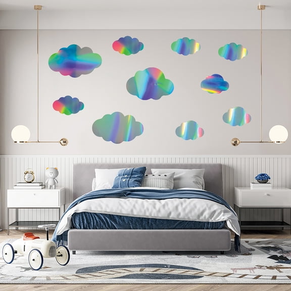 Product Category Wall Stickers | Your Space With Clouds And - Motifs For Modern, 7.877.87 inch, Multicolor