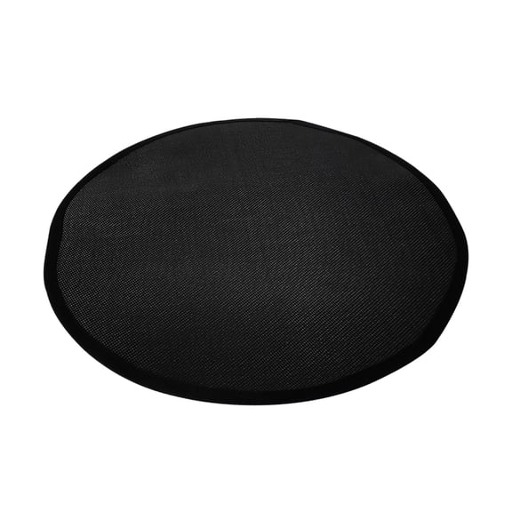 JoyMagic Fireproof Mat For Fireplace And Brazier Fiberglass Silicone Oven Mat Outdoor Terrace Barbecue Circular Barbecue Mat Fire Mat 20 Inches