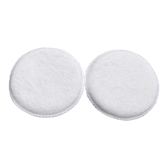 Product Classification Car Care & Cleaning - Microfiber Applicator Pads for Wax and Oil Application 2-Pack Lightweight Brushes for Automotive Detailing 2PCS, 12 cm, White