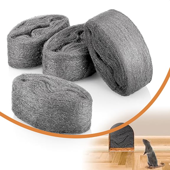 Product Classification Cleaning 2 Title Industrial Strength Steel Wool Bundle—4 3 cm Long Wrapped Scrubbers for Stone Proof Design Versatile Steel & Pads for Heavy-Duty Cleaning 4PCS