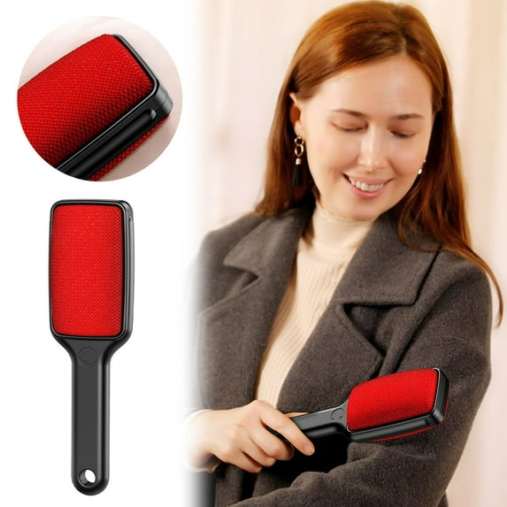 Cleaning Brush Versatile Lint Removal Tool for Clothes and Upholstery Double-Head Reusable Velvet Lint Brush for Quick and Garments