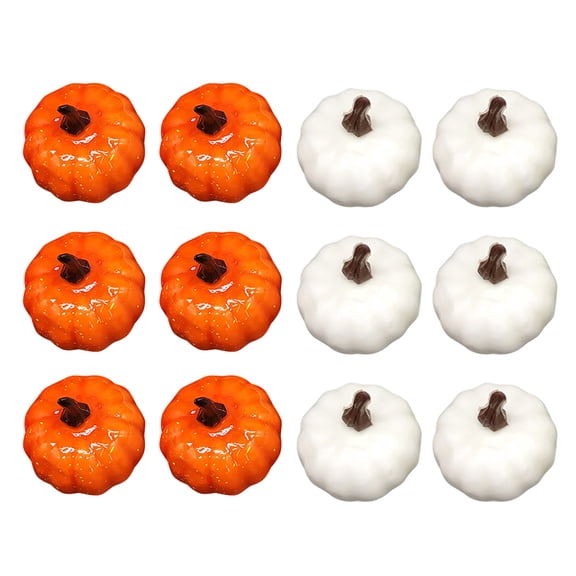 Product Classification Desktop Ornament Pumpkins Foam Model for Desk Display, 5.7x4.5 cm, Orange