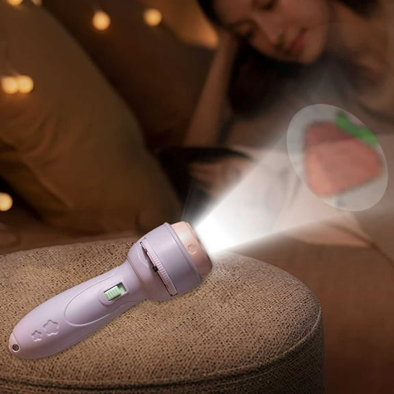 Projector Flashlights for Kids | 48 Patterns Toddler Flashlight Fine Motor Toys Preschool Learning Cartoon Torch Light Projector Toy for Early Education