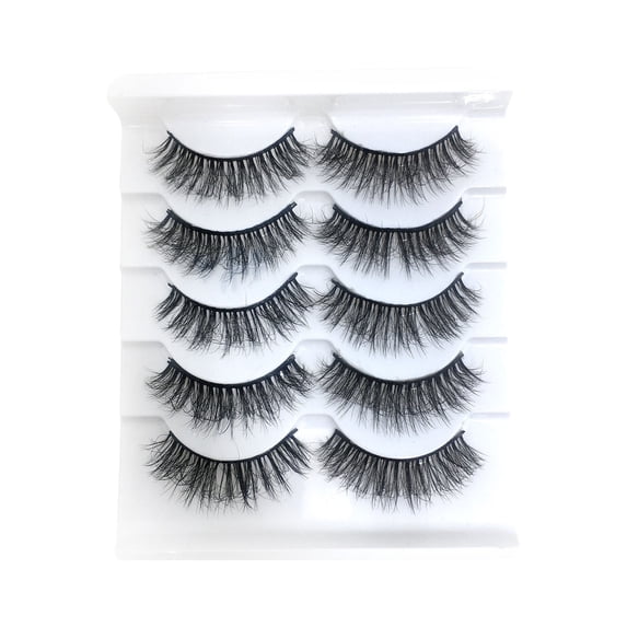 Product Classification Eyelashes False Eyelashes Dramatic Volume Wispy Multipack Eye Lashes 8D 10 Pairs for Fashionable Drama and