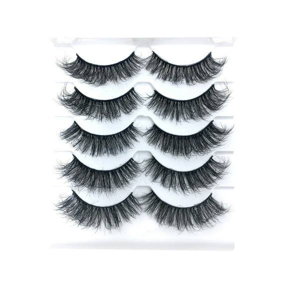 Product Classification Eyelashes Multif Pack Volume Wispy Lashes 8D Drama Pairs Eye Lashes for Everyday Glamour and Occasions