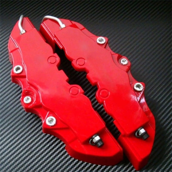 Product Classification Front 3D Caliper Kit for Car Front Rear Disc Brake Covers Universal 4Pcs Exterior Accessories Platform Competitive Title,24x6.5x4.5 cm,Red