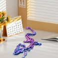 thumbnail image 1 of Novelty 3D Printed Figure Colorful Gadget Sculpture for Home and Oddity Collector,17.72 inch,Purple, 1 of 9