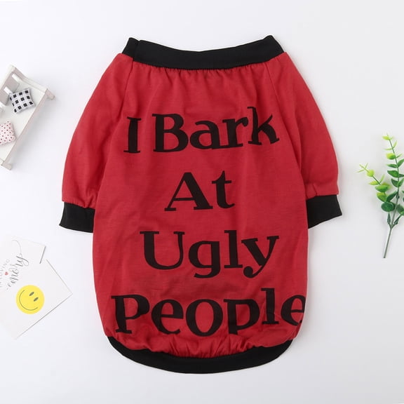 Product Classification Pet Clothes |Interesting English Red Pet Clothes for Dogs That Festive Holiday Apparel for