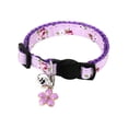 thumbnail image 1 of Cat Ribbon Style Collar for Small to Medium Cats - Breakaway Design, 4x14x2 cm, Purple, 1 of 9