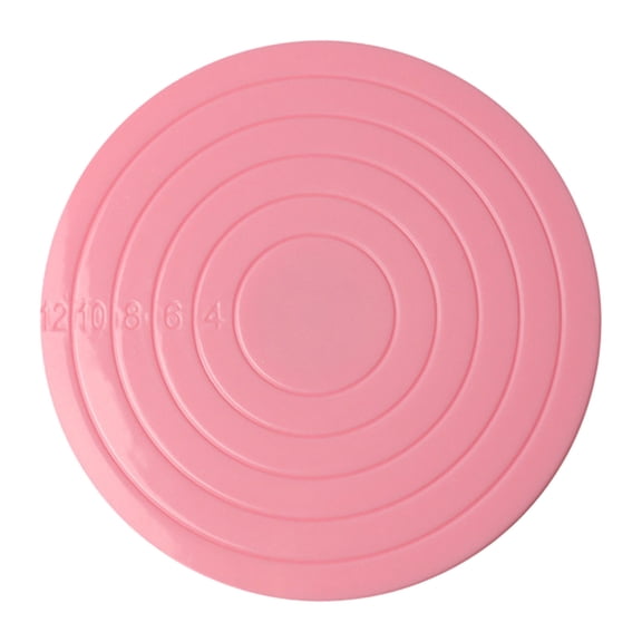 Product Classification Revolving Cake Stand 360° Rotating Turntable for DIY Cake Cookies Dessert Decorating Tools, 5.51×5.51 inch, Pink