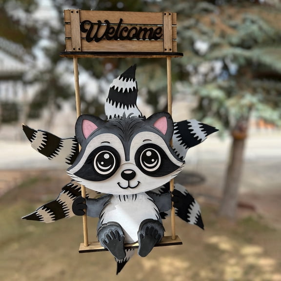 Product Classification Sculptures & Statues Garden Sculptures and Statues Animal Windspinner Decoration, 30 CM, Light Gray
