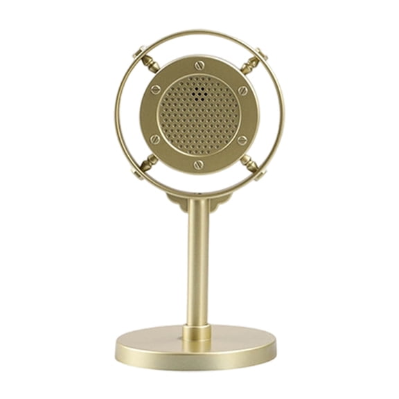 Product Classification Shooting Props Classic Microphone Prop for Party Photoshoots and Home with Desktop Ornament Material Versatile Display Accessory