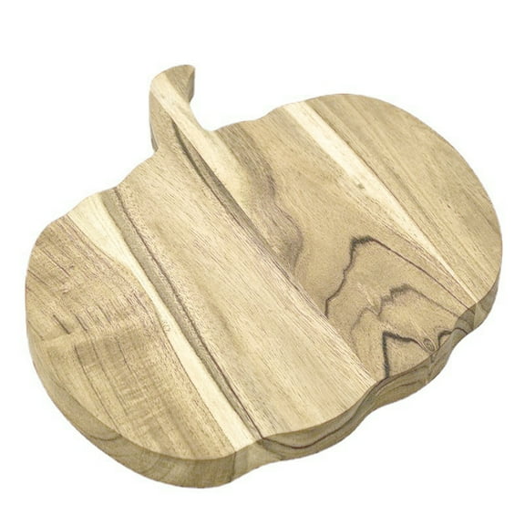 Product Classification Vegetable Cutter 2 Pumpkin Shaped Wood Cutting Board For Kitchen Halloween Theme Kitchen Accessory Crafted Board For Chopping Meat And Vegetables