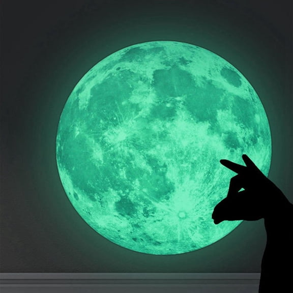 Product Classification Wall stickers Wall sticker large Moon glow removable fluorescent 3D wall for modern interiors platform competitor title The Wall 20cm Sticker In Large Moon Glow Sticker