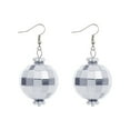 thumbnail image 1 of Product Earrings Elegant Miniature Literary Design Hollow Stud Earrings with Silver Plating for Women, 1 of 3