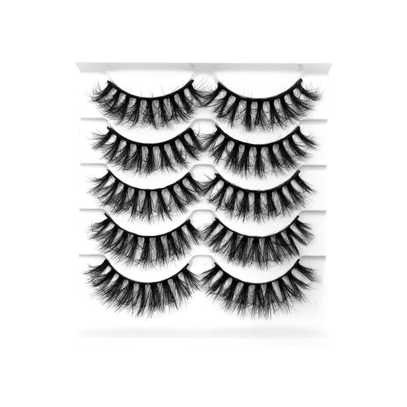Product Eyelashes False Eyelashes Dramatic Volume Wispy Multipack Eye Lashes Set 8D 10 Pairs For Everyday Glam