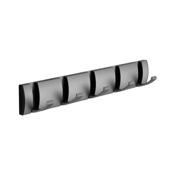 Product Hooks 1 Wall Mounted Coat Rack Aluminum Coat Hook Self Viscose Wall Hook With 5 Retractable Hooks For Hanging