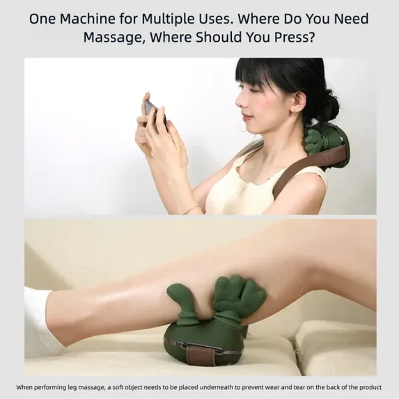 Product Name: Bionic Electric Kneading Massage Pillow - Heated Multi-Body Massager (Neck/Shoulder/Back/Waist/Leg) with 3-Level Intensity Modes