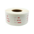 thumbnail image 1 of Product Number, Style, Price Info Sticker, 1" Round Self Adhesive Retail Labels , 5000 Pack, 1 of 1