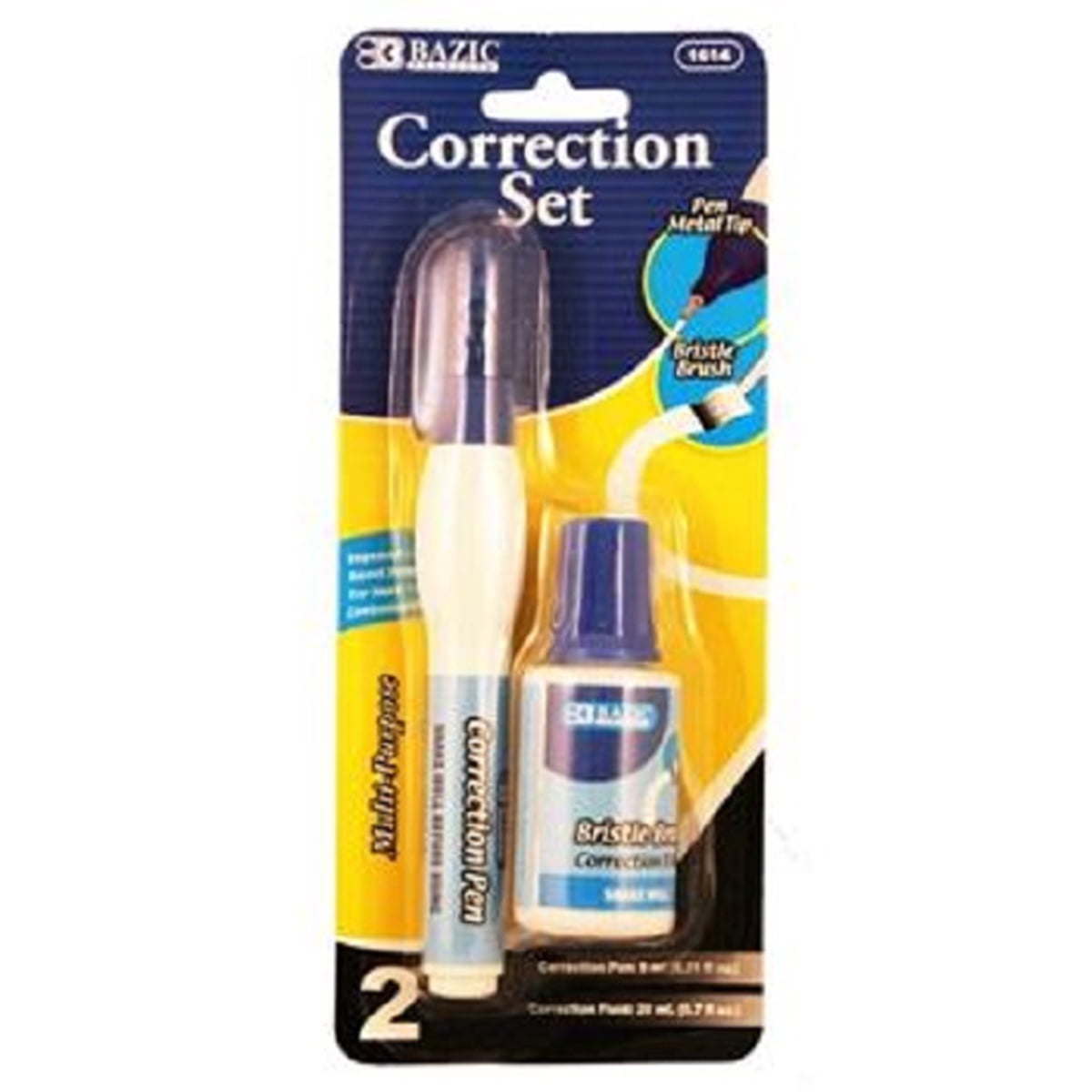 Product Of Bazic, Correction Pen With Fluid, Count 1 - School Supply / Grab  Varieties & Flavors 