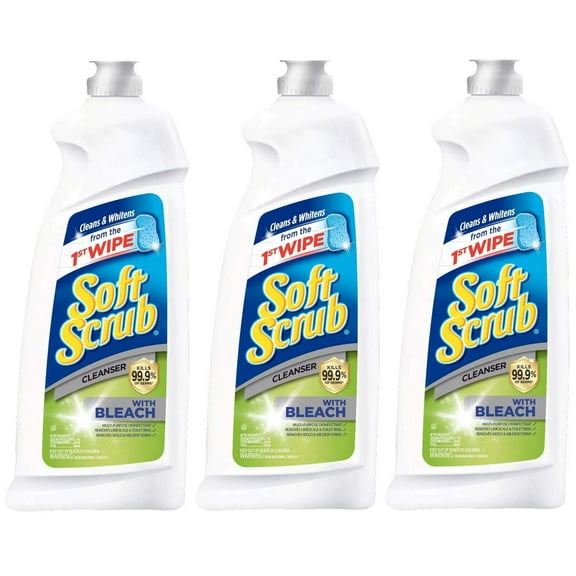 Product Of Soft Scrub With Bleach Cleanser, 36 Oz., 3 Ct.
