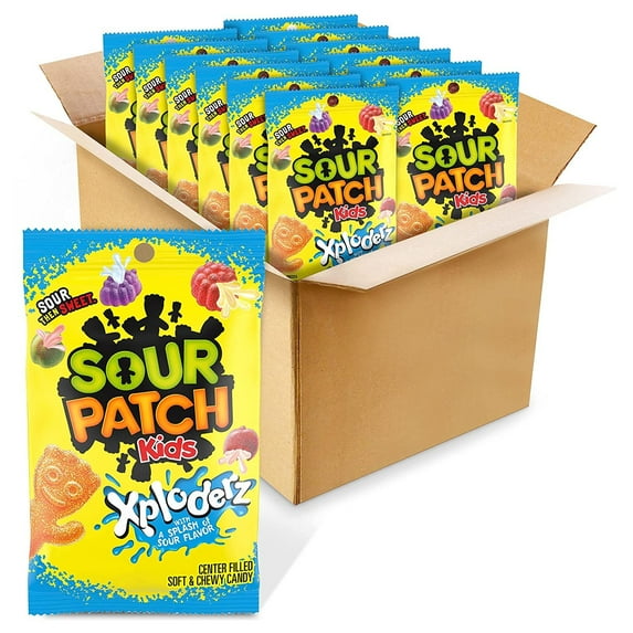 Product Of Sour Patch, Xploderz Soft & Chewy, Count 12 (6.5 oz ) - Sugar Candy / Grab Varieties & Flavors