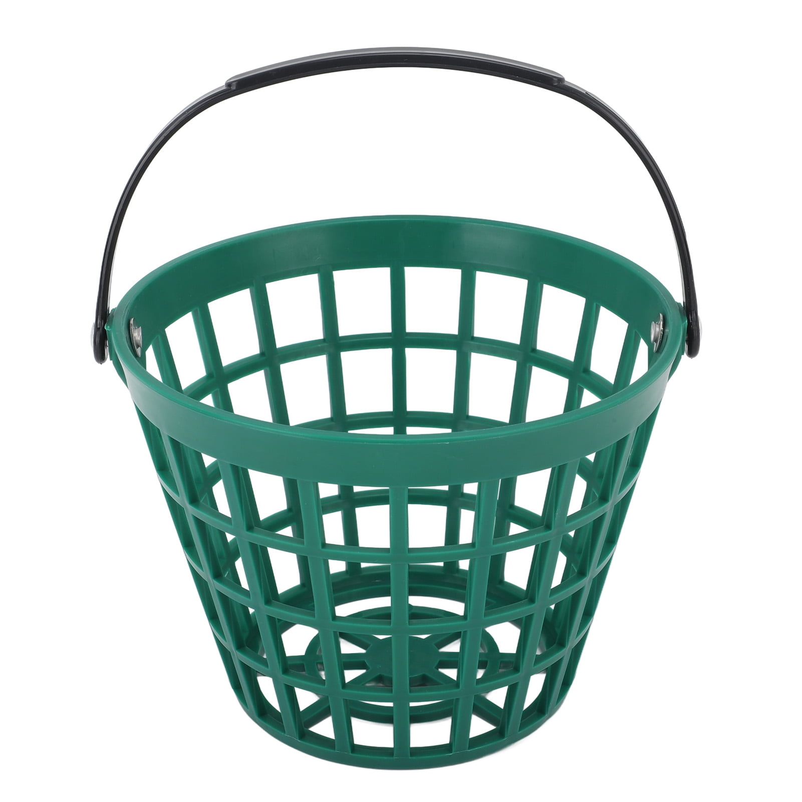 Product Title Nylon Plastic Golf Ball Bucket with Handle, Green