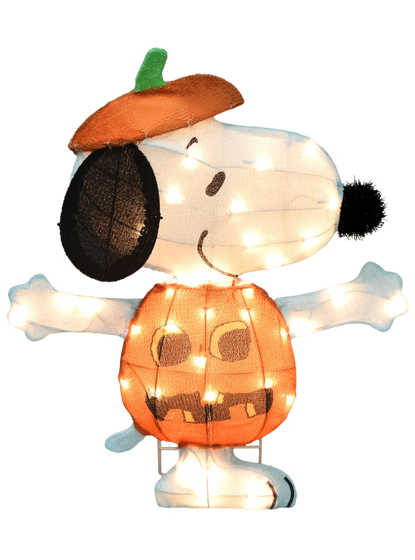 Product Works 24-Inch Pre-Lit Peanuts Snoopy Jack-O-Lantern Product Works 24-Inch Pre-Lit Peanuts Snoopy Jack-O-Lantern