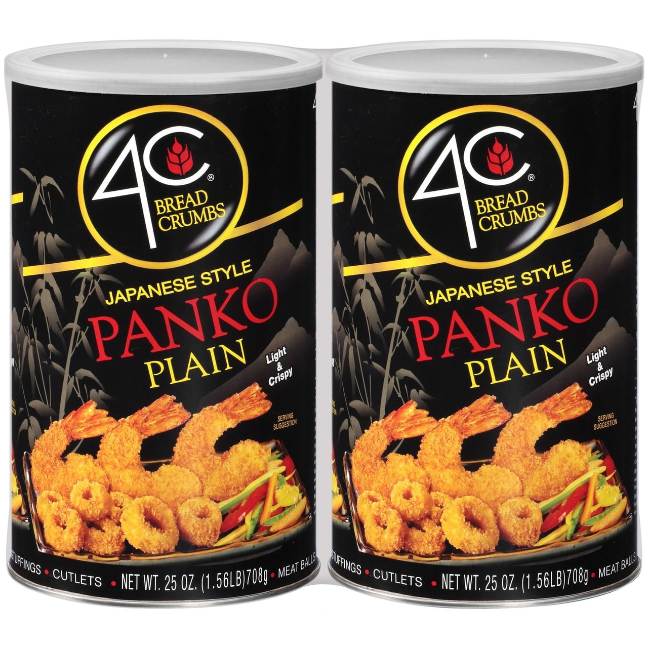 Product of 4C Foods Japanese Style Panko Plain Bread Crumbs 2 Pk. 25 oz.
