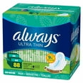 Product of Always Ultra Thin Long and Super Pads with FlexiWings Multipack, 88 ct. Feminine