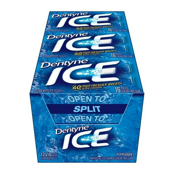 Product of Dentyne Ice Peppermint Gum 12 Pk. 16 Ct.