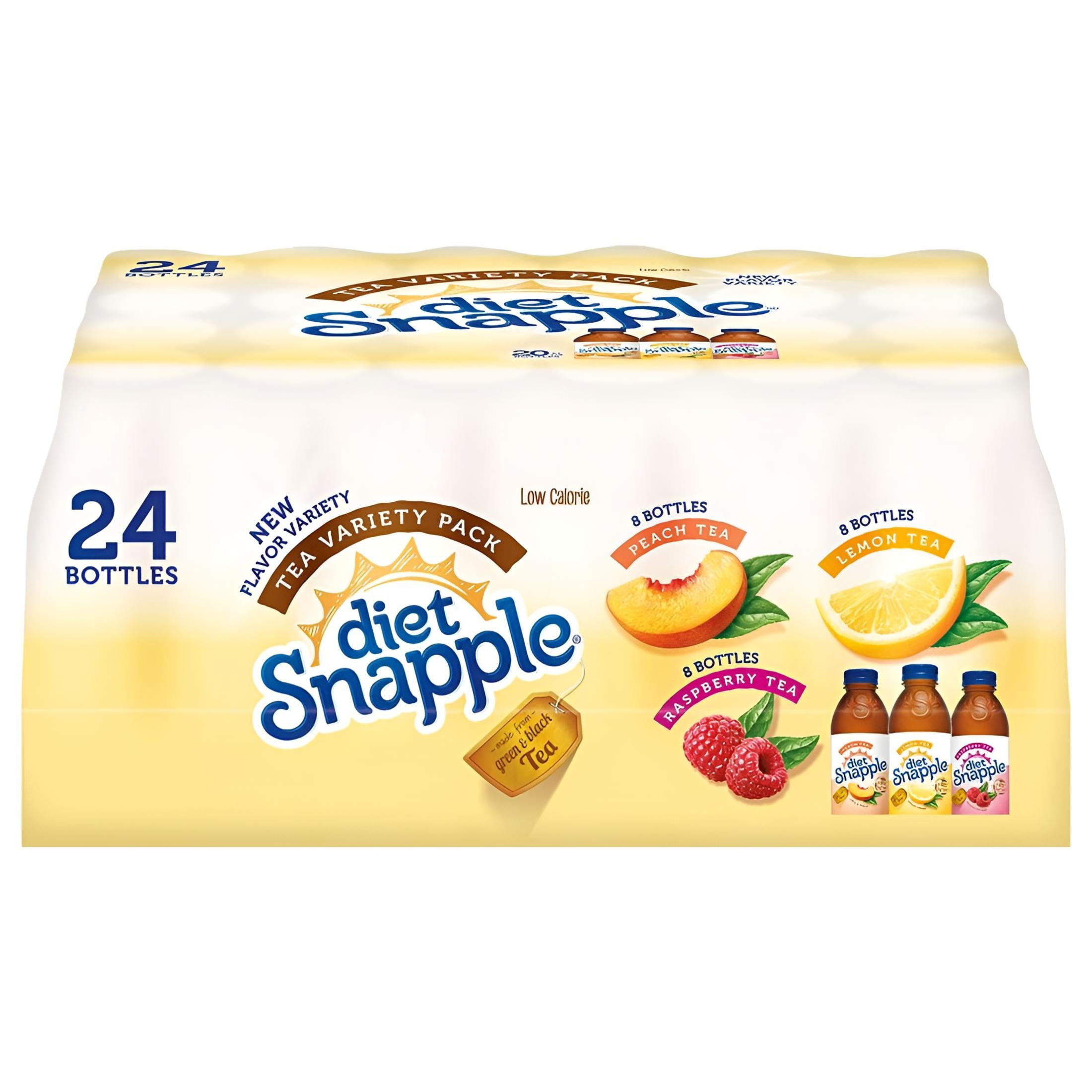 Product of Diet Snapple Ice Tea Variety Pack, 24 pk./20 fl. oz. [Biz Discount]