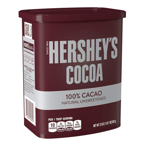 Hersheys Unsweetened Cocoa Powder 23 ounces.
