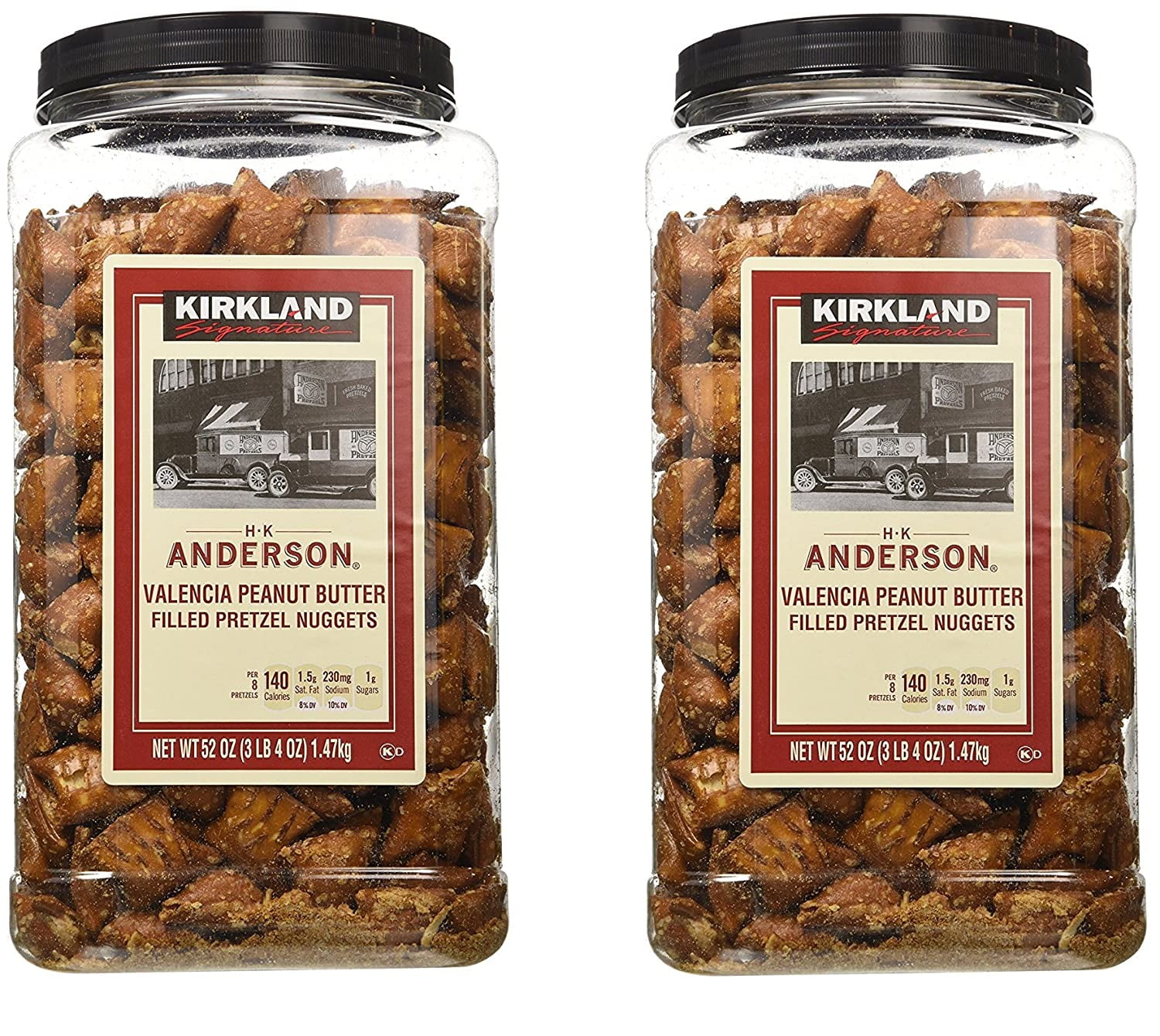 Product of Kirkland Signature Peanut Butter Pretzel, 2 Pack(52 oz