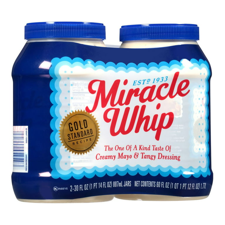 Kraft Miracle Whip Original Dressing, 2 ct./30