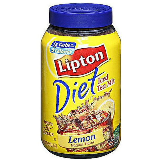 Lipton Diet Iced Tea Mix Lemon Product of Lipton Diet Iced Tea Mix, Lemon (5.9 oz., makes 20 quarts