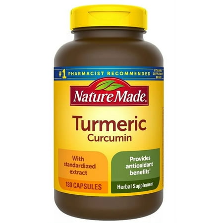 Product of Nature Made Turmeric Capsules, 180 ct.