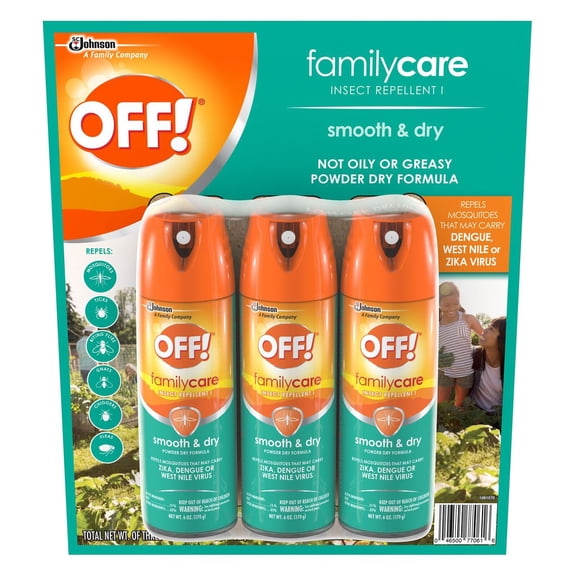 Product of OFF! Smooth and Dry Insect Repellent, 3 pk./6 oz.