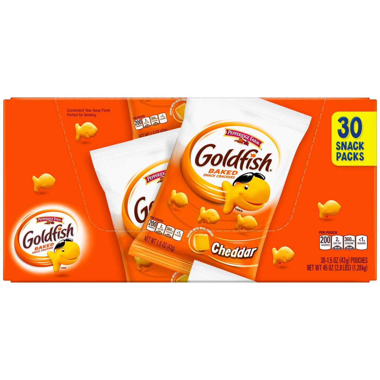 Product of Pepperidge Farm Cheddar Goldfish Multipack 30 Ct. - Walmart.com