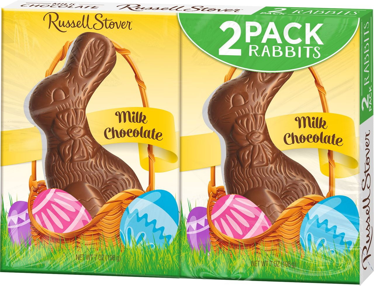 Product of Russell Stover Milk Chocolate Rabbits, 2 pk./7 oz. - Walmart.com