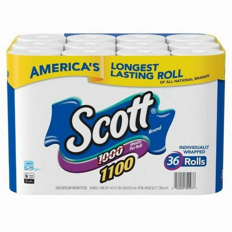 Scott Brand Rapid Dissolve Bathroom Pack - 1100 Unscented 1-ply